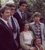Harrison Ford, David Prowse, Peter Mayhew, Carrie Fisher, Kenny Baker, Mark Hamill на премьере V эпизода